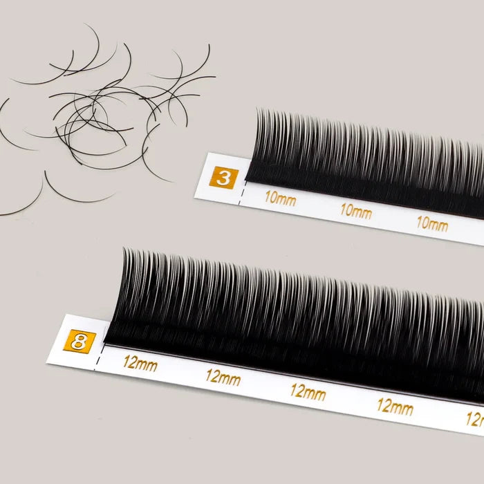 Natural Classic Eyelashes Extensions 0.10mm| Swaniya Lashes