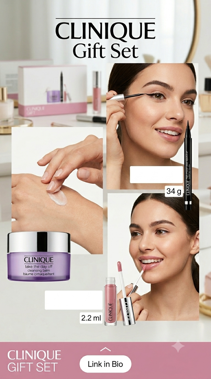 CLINIQUE Gift Set بكج كلينيك للمنتجات الاعلى مبيعاً