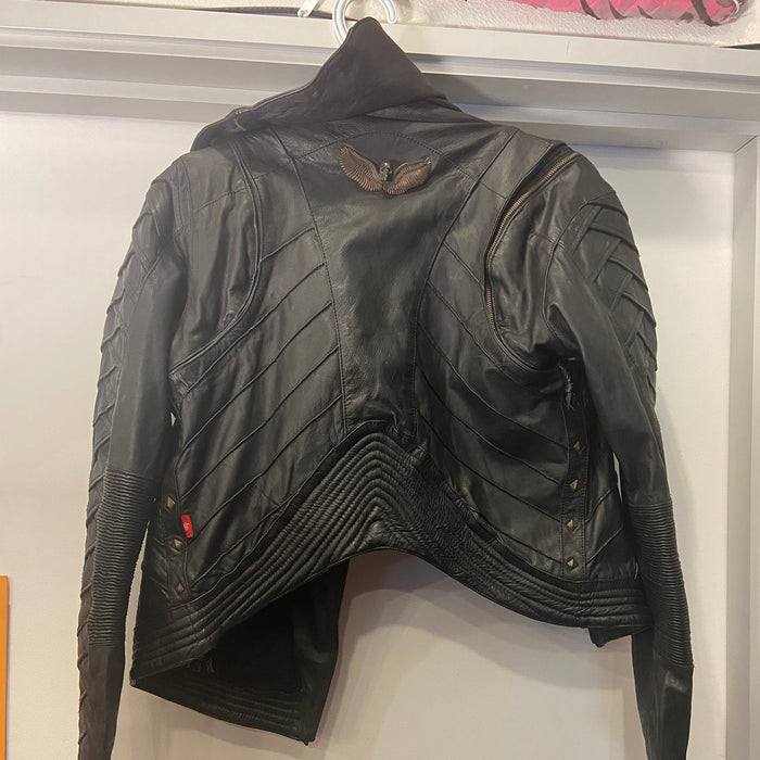 CLOTHING SALE- QUIMERA SPECIES LEATHER JACKET WOMENS MEDIUM