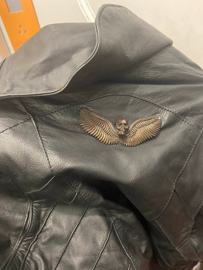 CLOTHING SALE- QUIMERA SPECIES LEATHER JACKET WOMENS MEDIUM