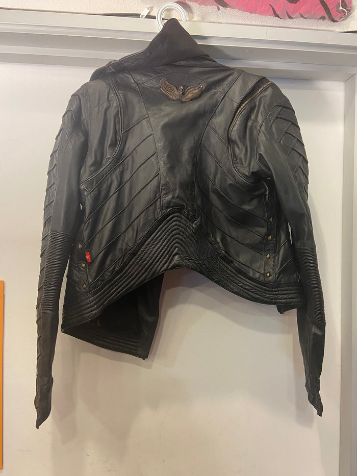 CLOTHING SALE- QUIMERA SPECIES LEATHER JACKET WOMENS MEDIUM