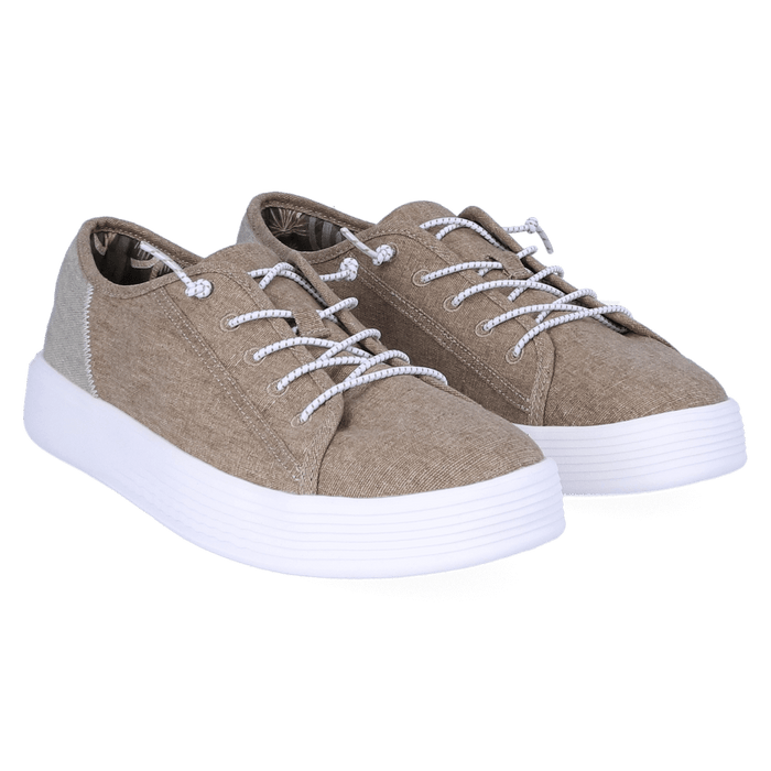 Cody Craft Linen Heren Sneakers Tan