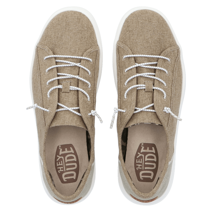 Cody Craft Linen Heren Sneakers Tan