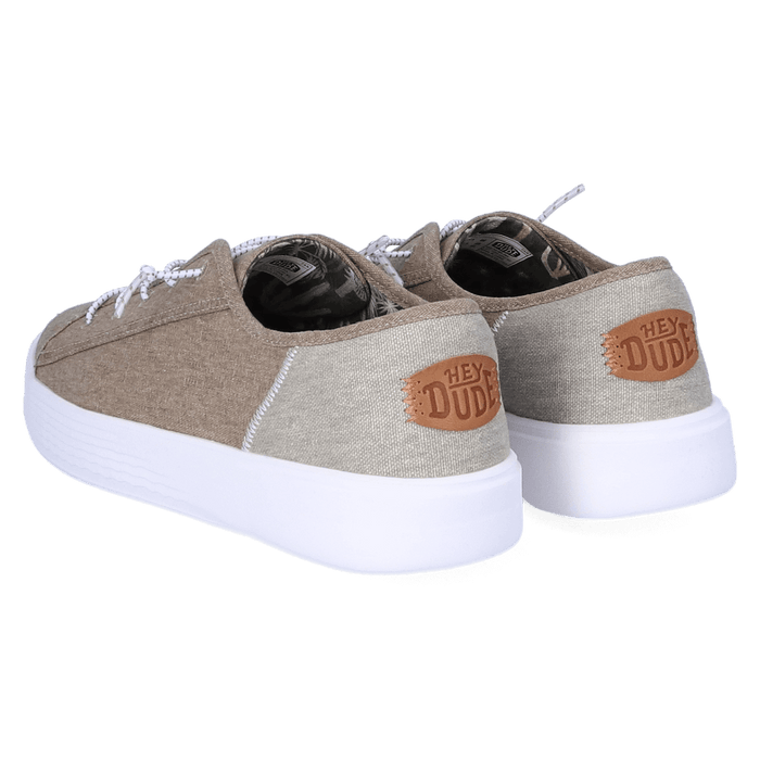 Cody Craft Linen Heren Sneakers Tan