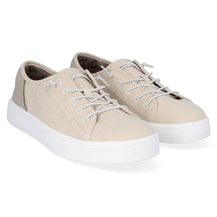 Cody Craft Linen Heren Sneakers White
