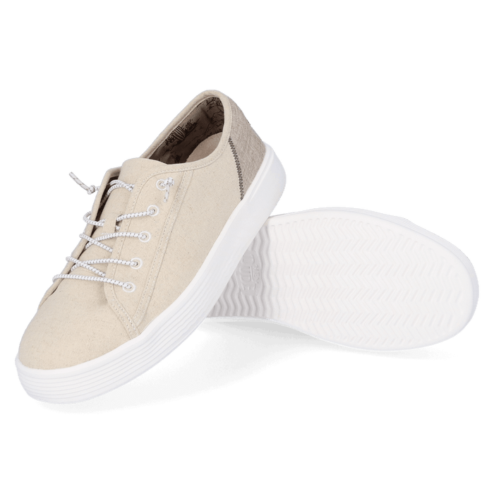 Cody Craft Linen Heren Sneakers White