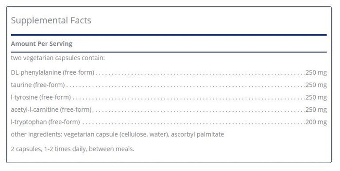 Cognitive Aminos by Pure Encapsulations