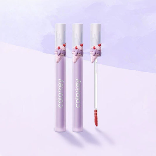COLORKEY Ice Cream Airy Moist Matte & Mirror Lip Glaze T4369