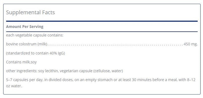Colostrum 90 capsules  by Pure Encapsulations