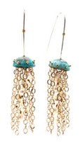 Copper and Pearl Jellyfish Earring