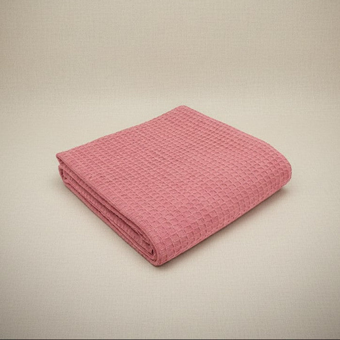 Honeycomb Weave / Rose / Twin 66"X90" 3.70 lb 4 PK Box