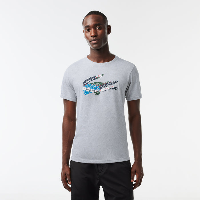 Cotton Jersey Sport T-shirt Grey Chine