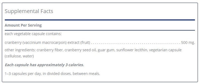 Cranberry NS 180 capsules by Pure Encapsulations