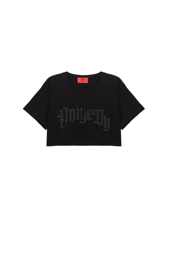 Crop aniye stud black – Aniye By