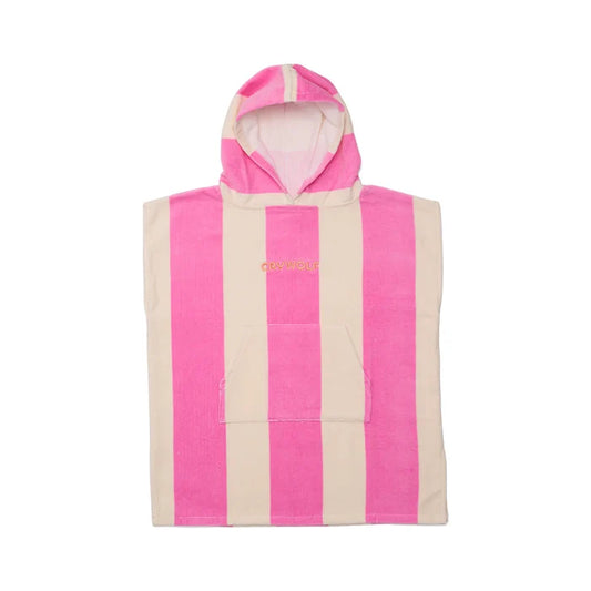 Crywolf Hooded Towel - Candy Stripe