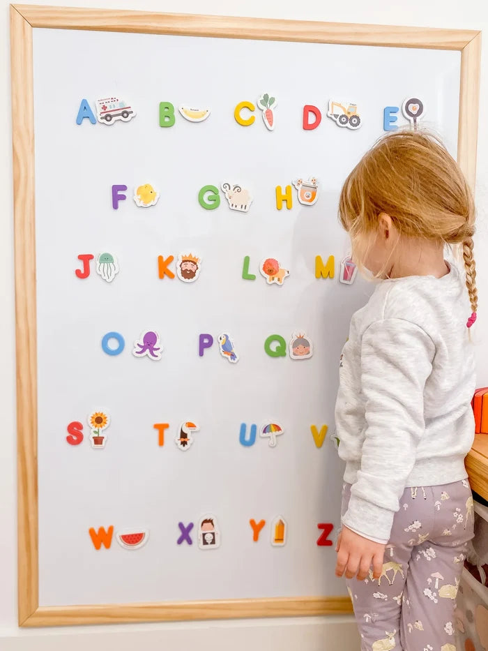 Curious Columbus Objects & Letters Magnetic Set