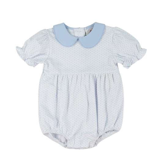 Cypress Row Blue Dot Girls Collins Classic Bubble