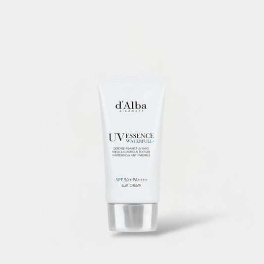 d’Alba Waterfull Essence Sun Cream SPF50+ PA++++ 50ml كريم واقي الشمس دالبا ووترفول إيسنس - Princess Cosmetics Qatar