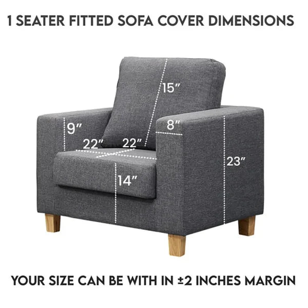 Dark Brown Turkish Sofa Cover