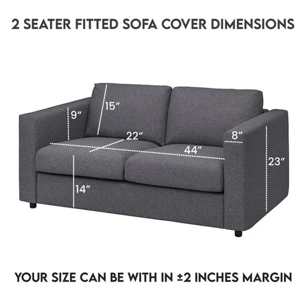 Dark Brown Turkish Sofa Cover