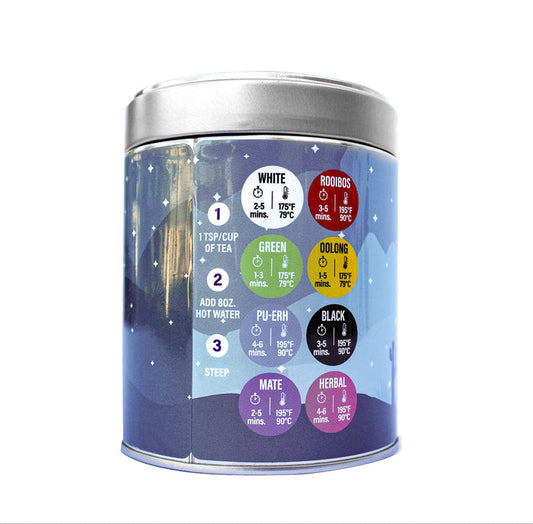 "Desert Snowman" Tea Tin