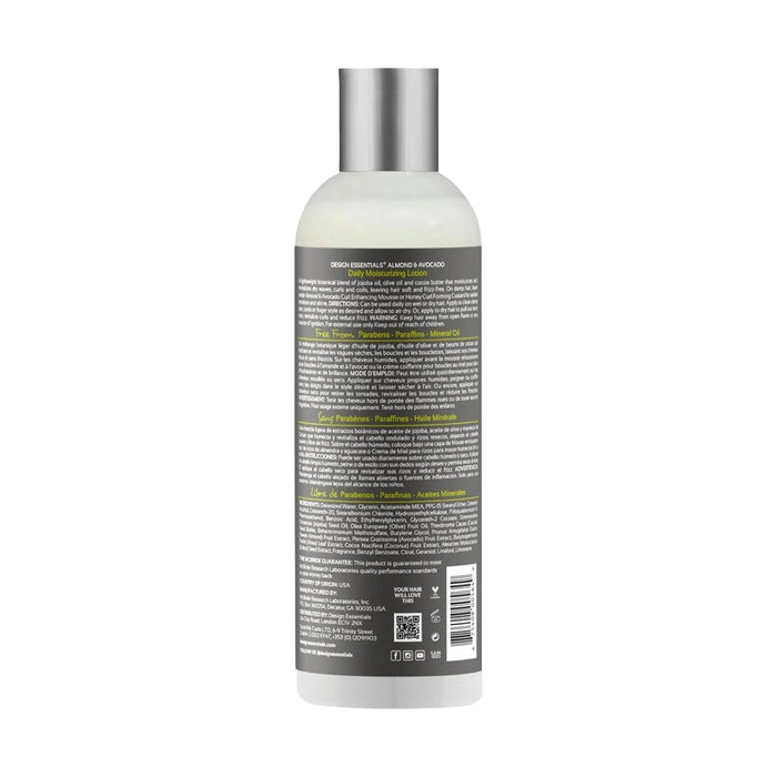 DESIGN ESSENTIALS Almond & Avocado Moisturizing Lotion 12oz