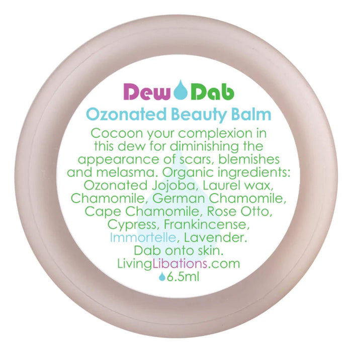 Jar of Living Libations DewDab - Ozonated Beauty Balm 6.5mL