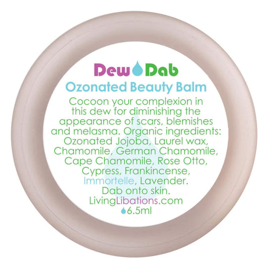 Jar of Living Libations DewDab - Ozonated Beauty Balm 6.5mL