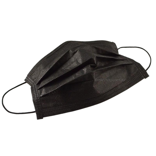 Disposable Face Mask - Black (50pcs)