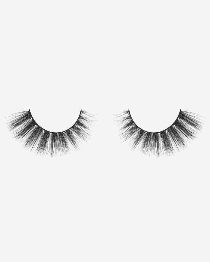 Lilly Lashes | 3D Faux Mink | Doha False Lash | Side by Side View