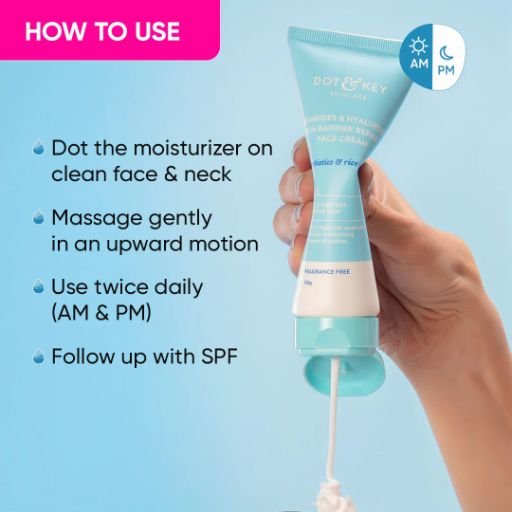 Dot and Key Barrier Repair Moisturizer with Ceramides and Hyaluronic 100g