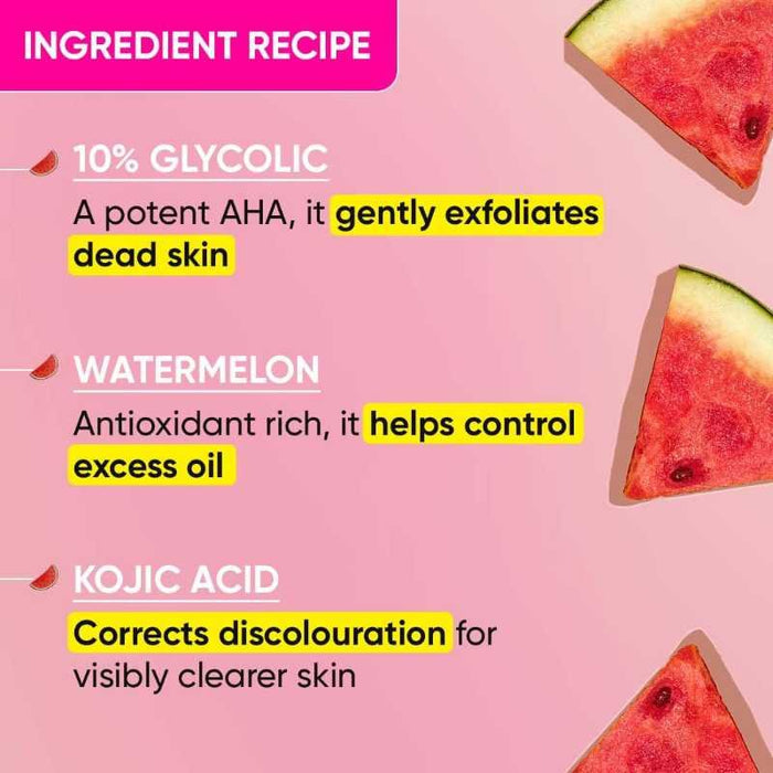 Dot and Key Watermelon + 10% Glycolic Gentle Exfoliating face Serum 30ml