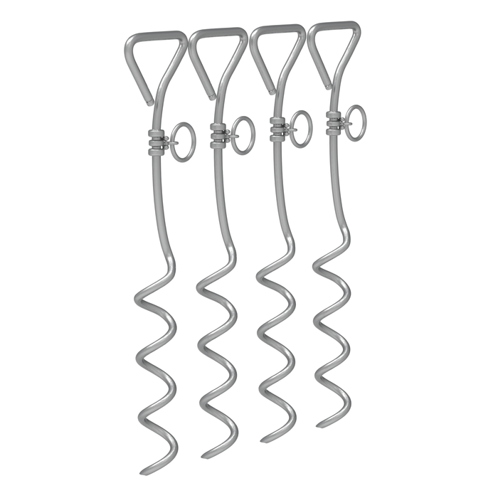 Durasheds Shed Accessories DuraMax Shed Anchor Kit – Set of 4 Spiral Ground Anchors