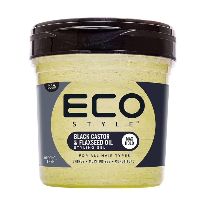 ECO STYLE Gel [Black Castor & Flaxseed Oil] 8oz