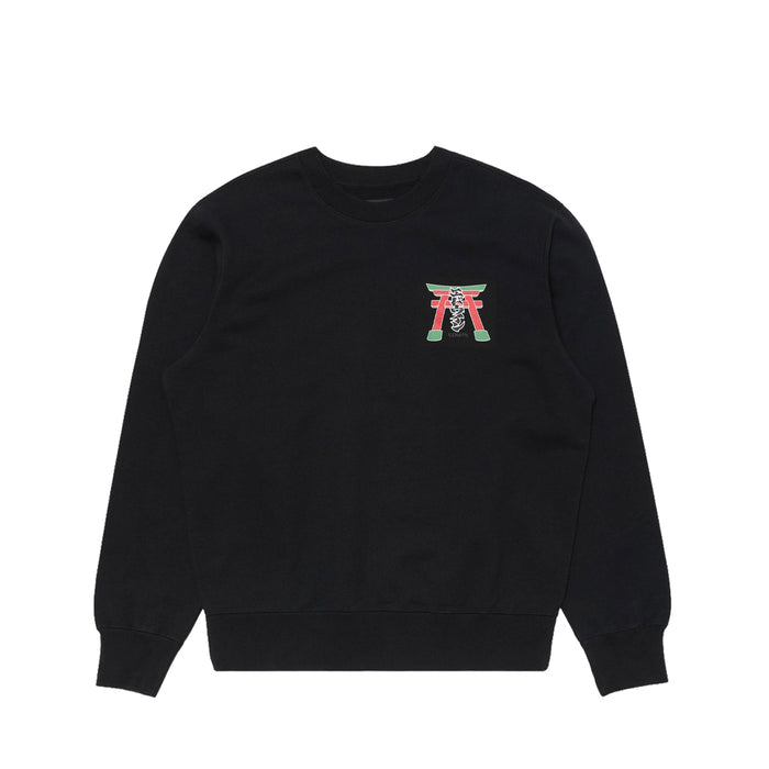 Edwin TORII SWEATSHIRT, Washed Black