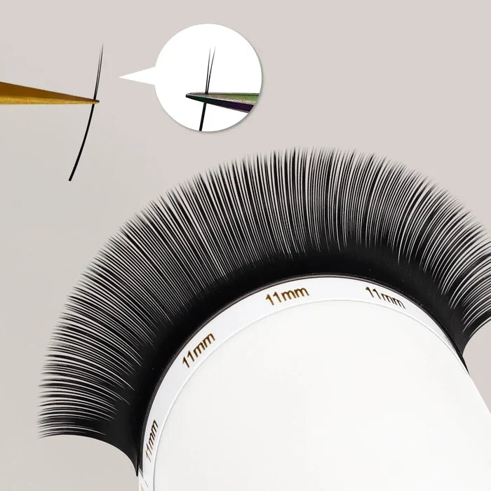 Ellipse Flat Lash Extensions 0.15mm| Swaniya Lashes