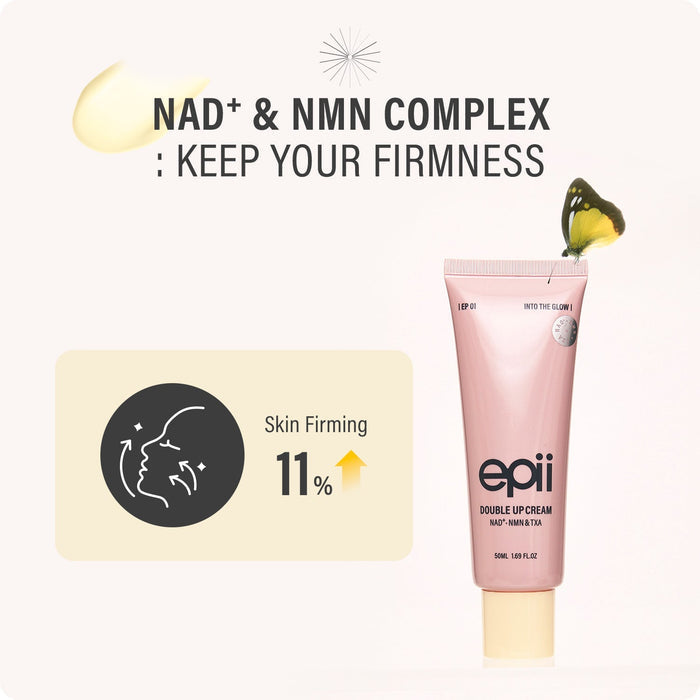epii Double Up Cream NAD+ NMN & TXA 50ml كريم epii المزدوج NAD+ وNMN وTXA - Princess Cosmetics Qatar