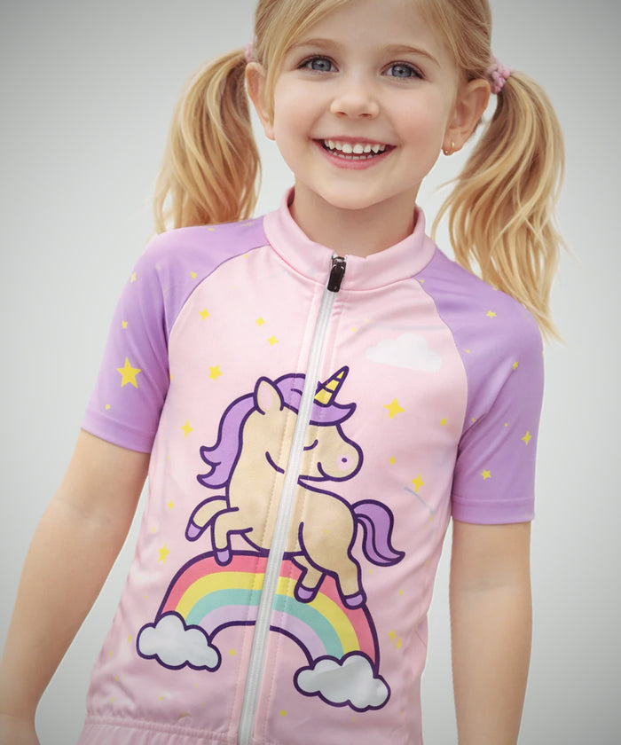 ES16 Børne Cykeltrøje - Unicorn