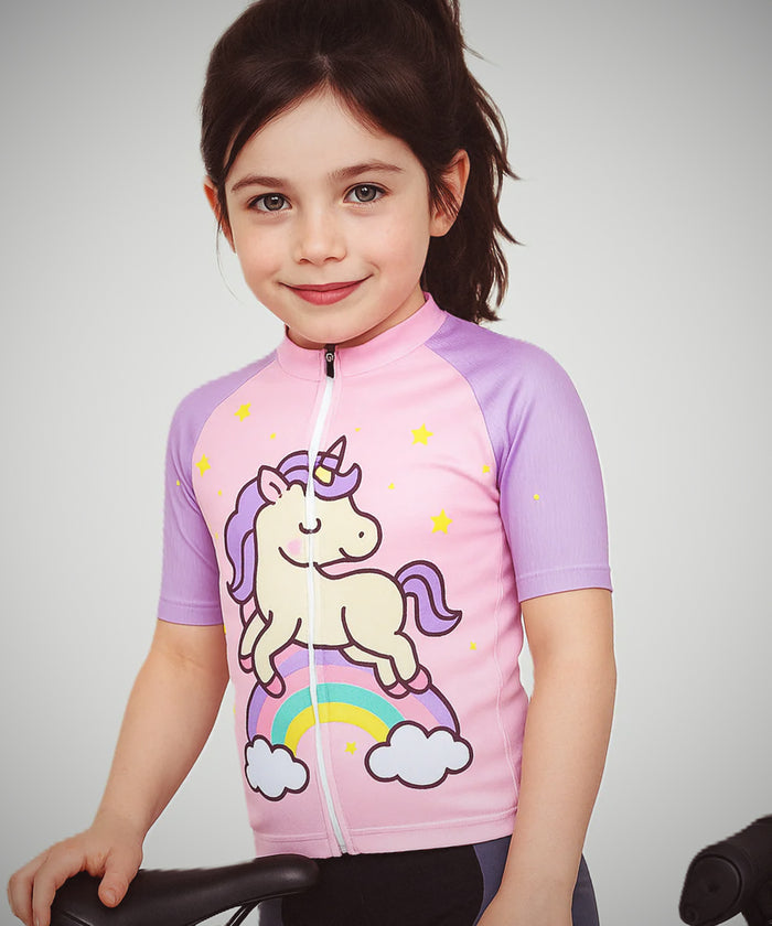 ES16 Børne Cykeltrøje - Unicorn