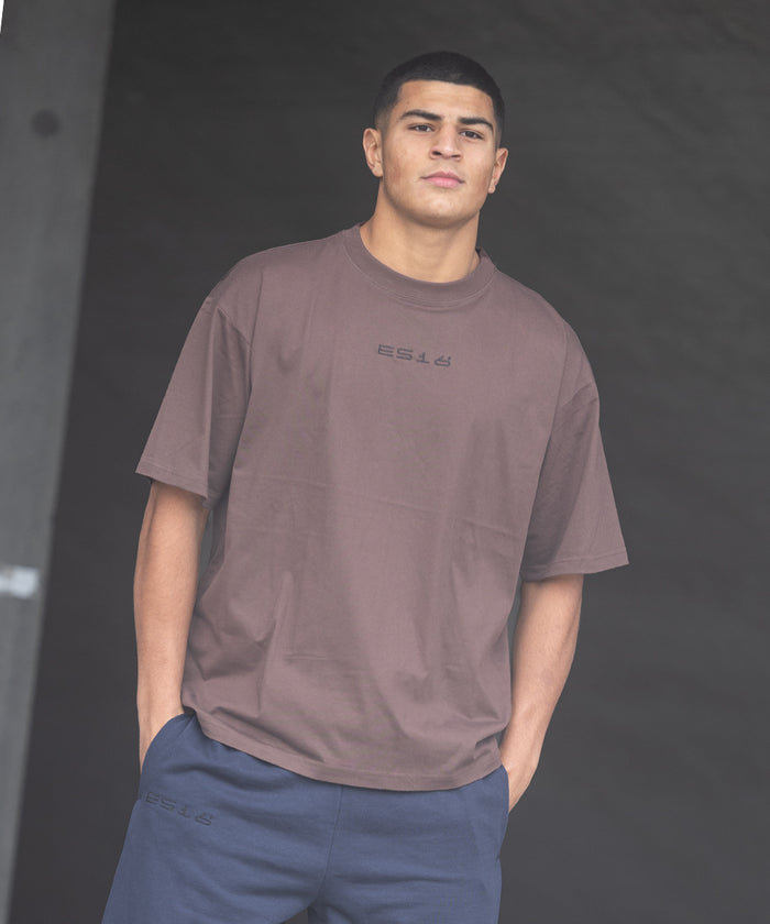 ES16 Oversized T-shirt Mocca