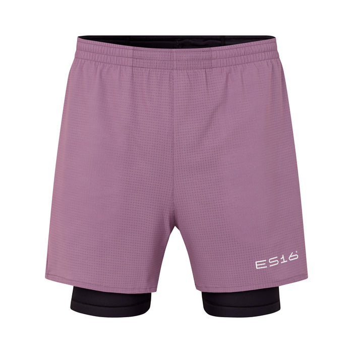 ES16 Performance shorts med innershorts. Violet