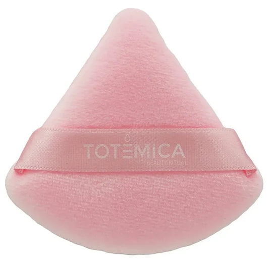 Esponjas Puff de Polvo Terciopelo Triangular Rosa Totémica