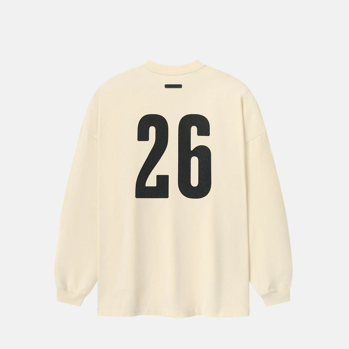 Fear of God ESSENTIALS MERCH L/S TEE, Chalk