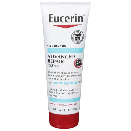 EUCERIN very dry skin advanced repair cream 48 hours كريم ترطيب الجسم