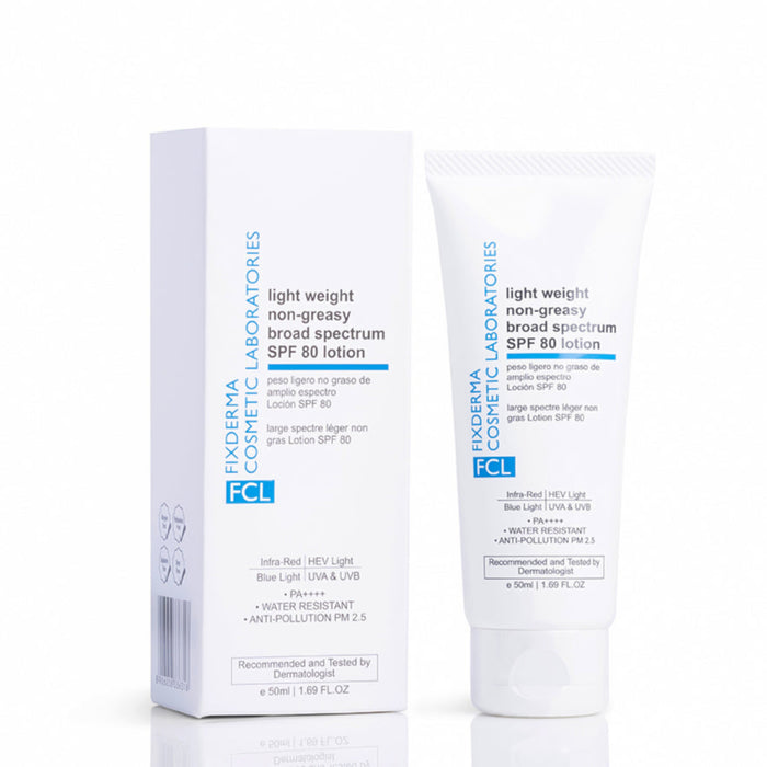Fcl Light Weight Non-Greasy broad spectrum SPF 80 Lotion