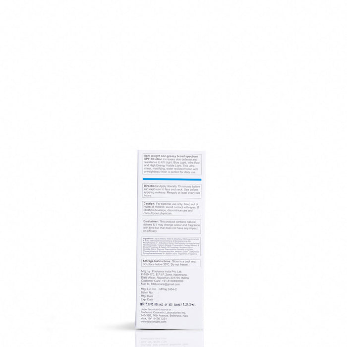 Fcl Light Weight Non-Greasy broad spectrum SPF 80 Lotion