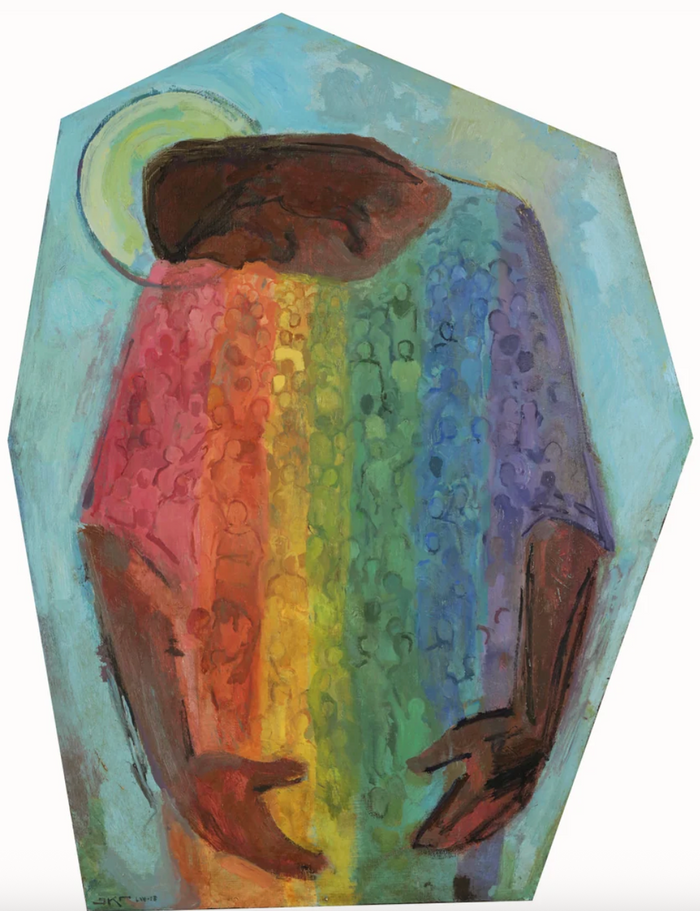 Fine Art Print: Jesus Said Love Everyone by J. Kirk Richards