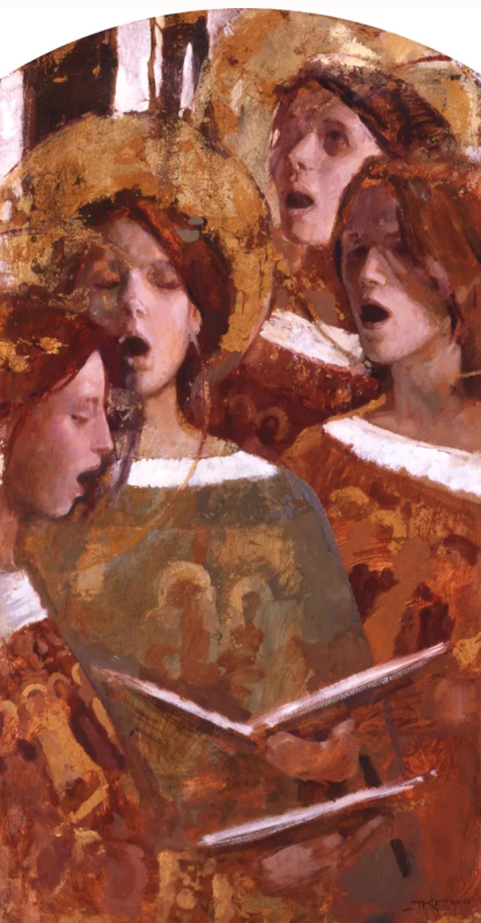 Fine Art Print: Song of the Heart by J. Kirk Richards (5 x 9.25 in)