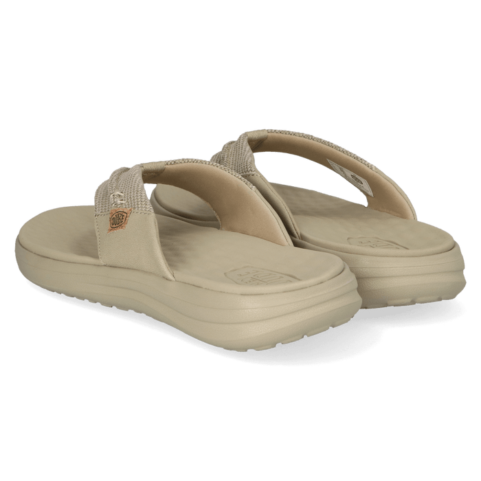 Finn Flip Braided Heren Teenslippers Tan