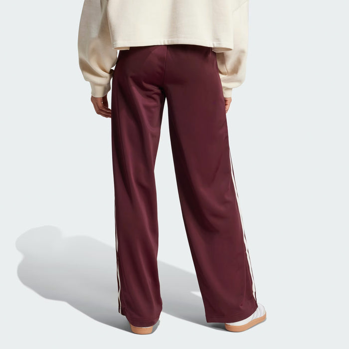 Adidas FIREBIRD LOOSE TRACK TROUSERS, Maroon/Cream White